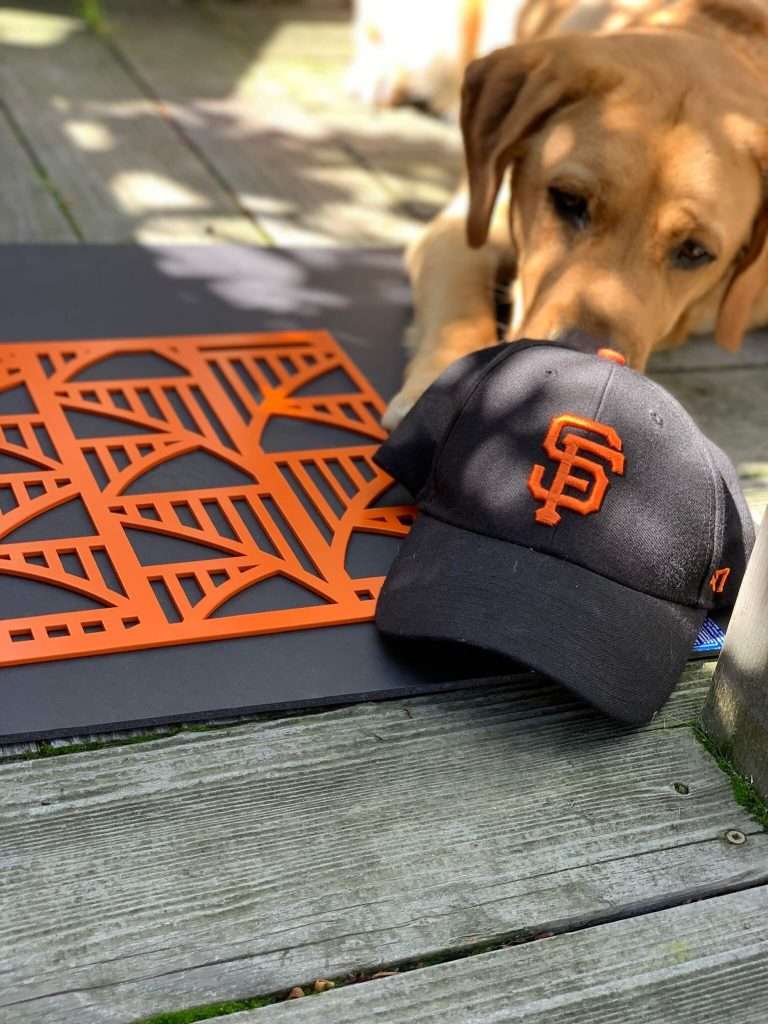 custom giants metal art